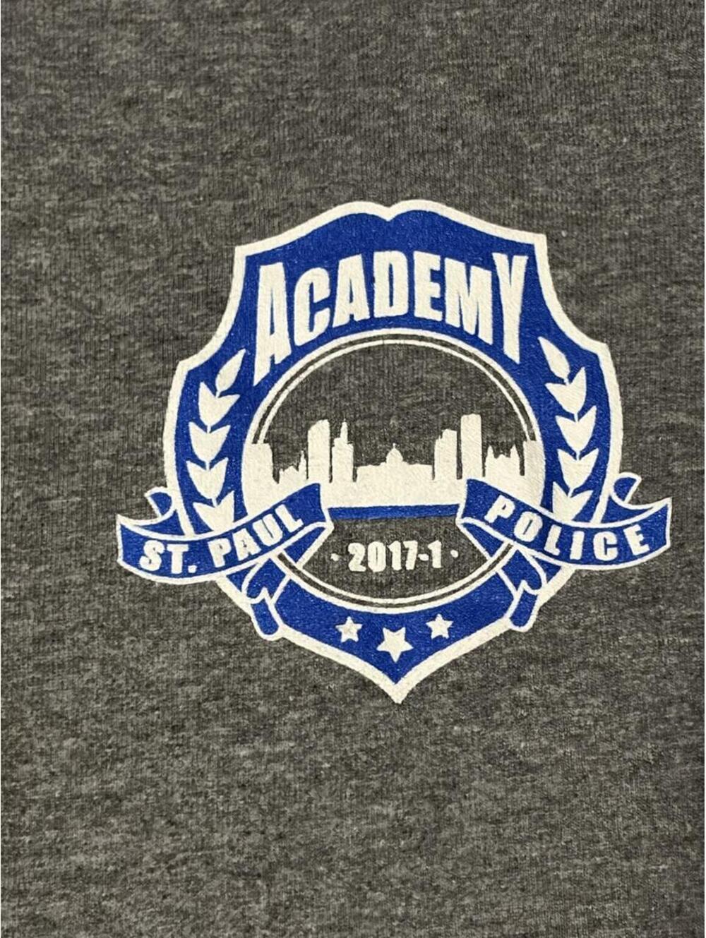 St. Paul Police Academy cotton & polyester t-shirt - XL - 0329